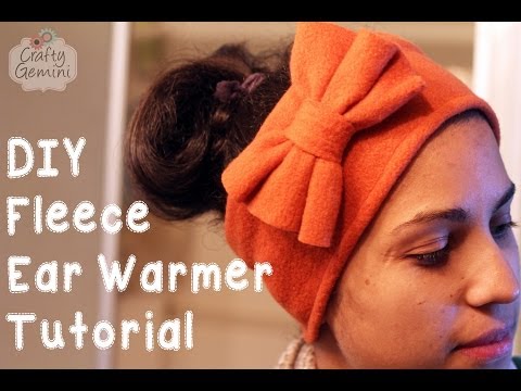 Fleece Ear Warmers- DIY Sewing Tutorial Fleece Ear Warmers- DIY Sewing Tutorial