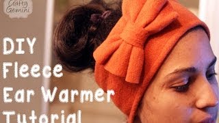 Fleece Ear Warmers- DIY Sewing Tutorial