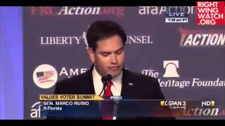 MARCO RUBIO'S COMMENTS ON JESUS MAKES CROWD ERUPT - ATTACK ON CHRISTIANS