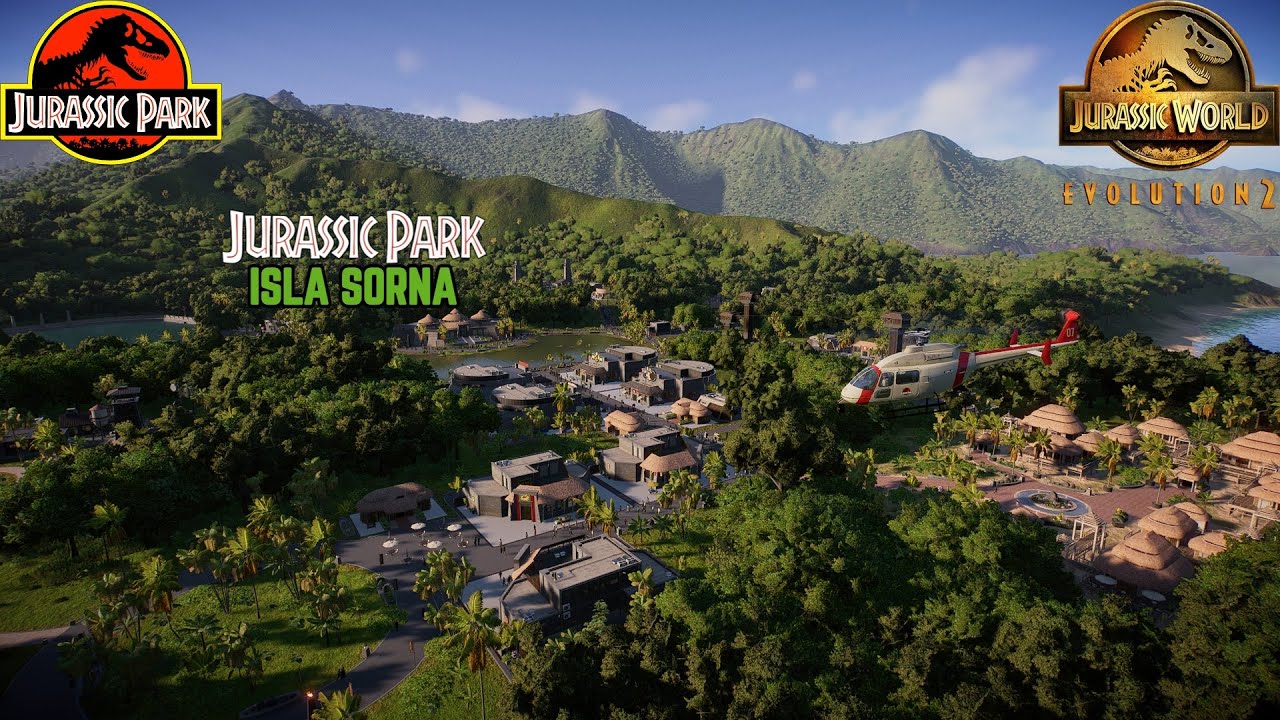 Jurassic Park Isla Sorna Tour Jurassic World Evolution 2 - YouTube