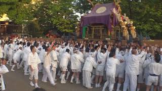 平成30年　京都市＜伏見稲荷大社＞稲荷祭氏子祭　四之大神（東寺・八条）神輿＝還御（御旅所）