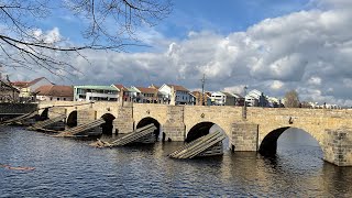 The wellknown  oldest bridge in the south of the Czech Pisek