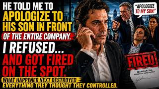 ”Apologize to My Son or You’re Fired.” I Quit Instead… Then He Came Begging