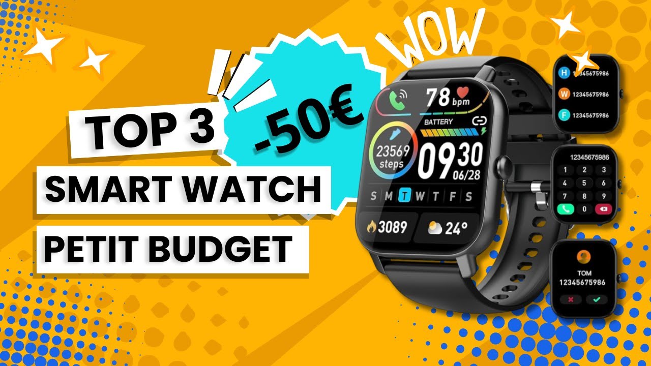 TOP 3: Montre Connectée -50€ - Laquelle Choisir ? | Comparatif & Avis ...