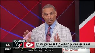 Super Bowl for Chiefs! - Herm Edwards on Mahomes play through injury to lead Chiefs def Texans 27-19