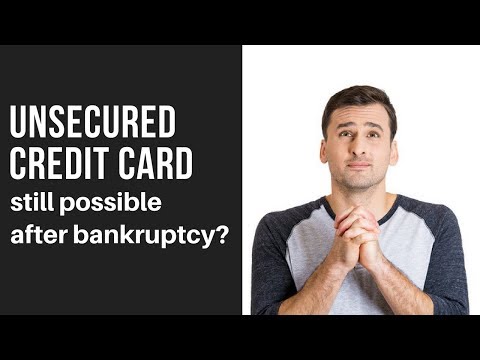 Unsecured Credit Card POssible After Bankruptcy Unsecured Credit Card POssible After Bankruptcy