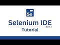 How to install Selenium IDE and record a simple test