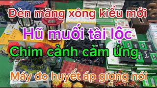 Hàng về nhiều, mũ mỏ vịt, dầu gió Singapore, đèn măng xông, máy đo huyết áp giọng nói tiếng việt