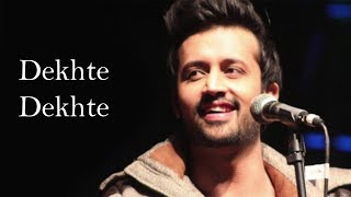 Dekhte Dekhte Karaoke : Atif Aslam | Batti Gul Meter Chalu | Instrumental | KRS