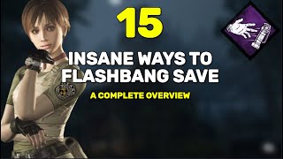 EVERY SINGLE WAY TO FLASHBANG SAVE IN DBD EVER - Dead By Daylight