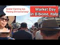 Market day in Bibione, Italy/Filipina Life in Austria