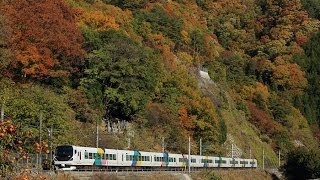 2013年11月　紅葉の甲州路を往くかいじと山スカ