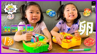 Emma and Kate Paint Eggs🥚🌈