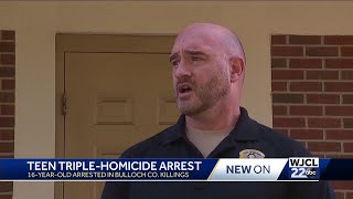 GBI unveils more details about teen arrest in Bulloch Co. triple homicide