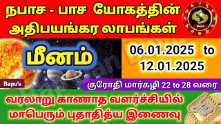 மீனம் - வார ராசி பலன்கள் (06.01.2025  முதல் 12.01.2025 வரை) - Meenam - Bapu's HAPPY JANUARY 2025