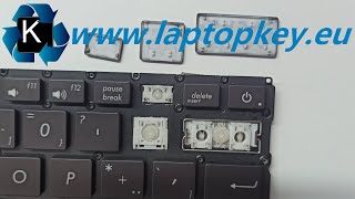 ASUS LAPTOP KEYBOARD REPAIR GUIDE Zenbook UX430 UX410U UX410 UX331 UX580 How to Install Fix Keys DIY