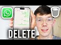 How To Delete WhatsApp Messages Permanently - Step By Steo