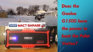 Does the Gooloo G1500 Heavy Duty power pack survive the polar vortex