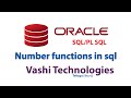 NUMBER FUNCTIONS in sql || number functions in Oracle