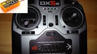 spektrum dx5e binding OrangeRx R615X