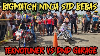 TEKNOTUNER VS DND GARAGE || NINJA STANDAR BEBAS FACHRY KOMENG VS M.DHIBA