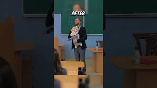 Teacher Calms the Class After Book Throwing and Baby Incident👶❤️ #shorts