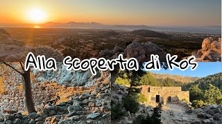 Cosa vedere a Kos: il castello di Pyli alle luci del tramonto