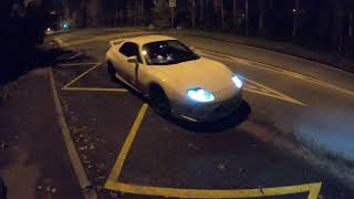 #Touge Full video. Mitsubishi FTO GPvR (pure sound exhaust V6 MIVEC)