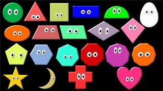What Shape Is It? Learn Geometric Shapes - The Kids' Picture Show (Fun & Educational)