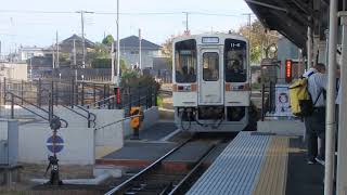 ひたちなか海浜鉄道キハ11-6那珂湊駅到着