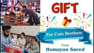 Gift From Humayun Saeed ｜For Cute Brothers