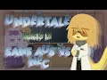 ➠ Undertale reacts to Sans Aus vs Nec  𝆄  gacha club  𝆄  gcrv   𝆄   reaction video