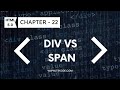 Div vs. Span Elements: Understanding the Differences