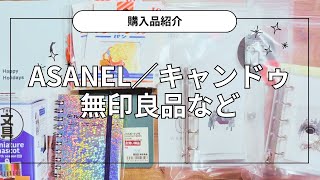 【購入品紹介】ASANEL／キャンドゥ／無印良品／書店