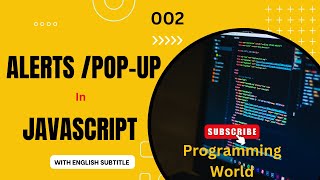 002 Javascript Alerts || Beginner Guide to Javascript Programming || Javascript Course
