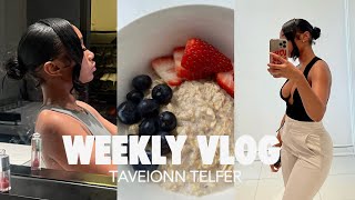 WEEKLY VLOG | STORY TIME + SKINCARE + SOLO MOVIE DATE + LUNCHING + CLEANING | TAVEIONN TELFER