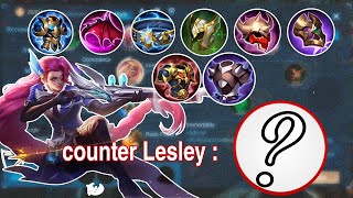 MOBILE LEGENDS : WHICH DEFENSE ITEM CAN COUNTER LESLEY'S TRUE DAMAGE? #mobilelegends