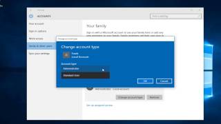 How To Change An Admin Account To Standard User In Windows 10