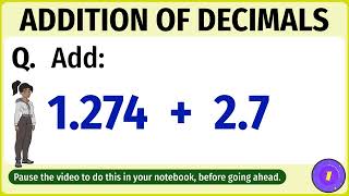 Learn | Addition of Decimals | Conceptual Maths Grade 5 | Animated Content