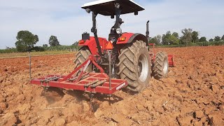 ระเบิดดินดาน เตรียมดินปลูกอ้อย [Solis90 +ริปเปอร์ 3ขา] Subsoil tilling by Tractor SOLIS-90