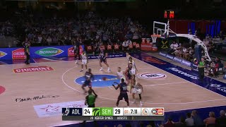 Ben Moore Posts 10 points & 12 rebounds vs. Adelaide 36ers