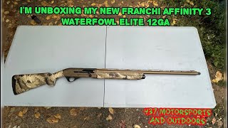 I'M Unboxing my NEW FranchI Affinity 3 Waterfowl Elite 12ga!