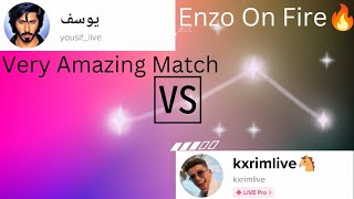 Yousif tiktok | Yousif Vs kxrimlive | Enzo On Fire🔥 | Very amazing match