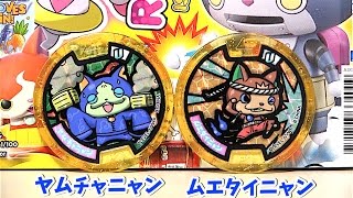 ヤムチャニャン/ムエタイニャン召喚！妖怪ウォッチ 香港限定メダル全３種コンプ！ Yo-kai Watch