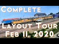 Complete Layout Update as of 2-11-2020 - Model Train Layout Built for Operations & Realism. S2020E03