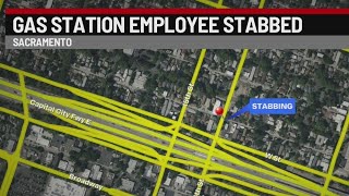 Employee stabbed by customer at Sacramento gas station