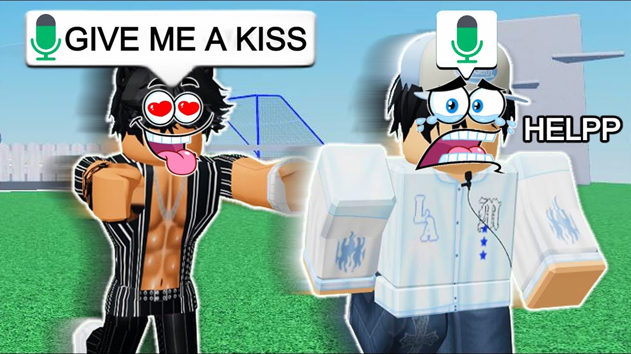 The Most Sus Online Dater In Roblox Voice Chat Youtube