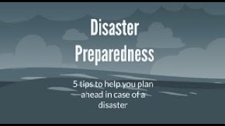 Disaster Preparedness - 5 tips to help you prepare to protect your records