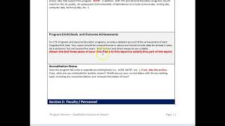 Program Review (Tutorial)