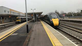 Great Western Railway, Chiltern Railways and CrossCountry Trains at Oxford on January 25th 2020